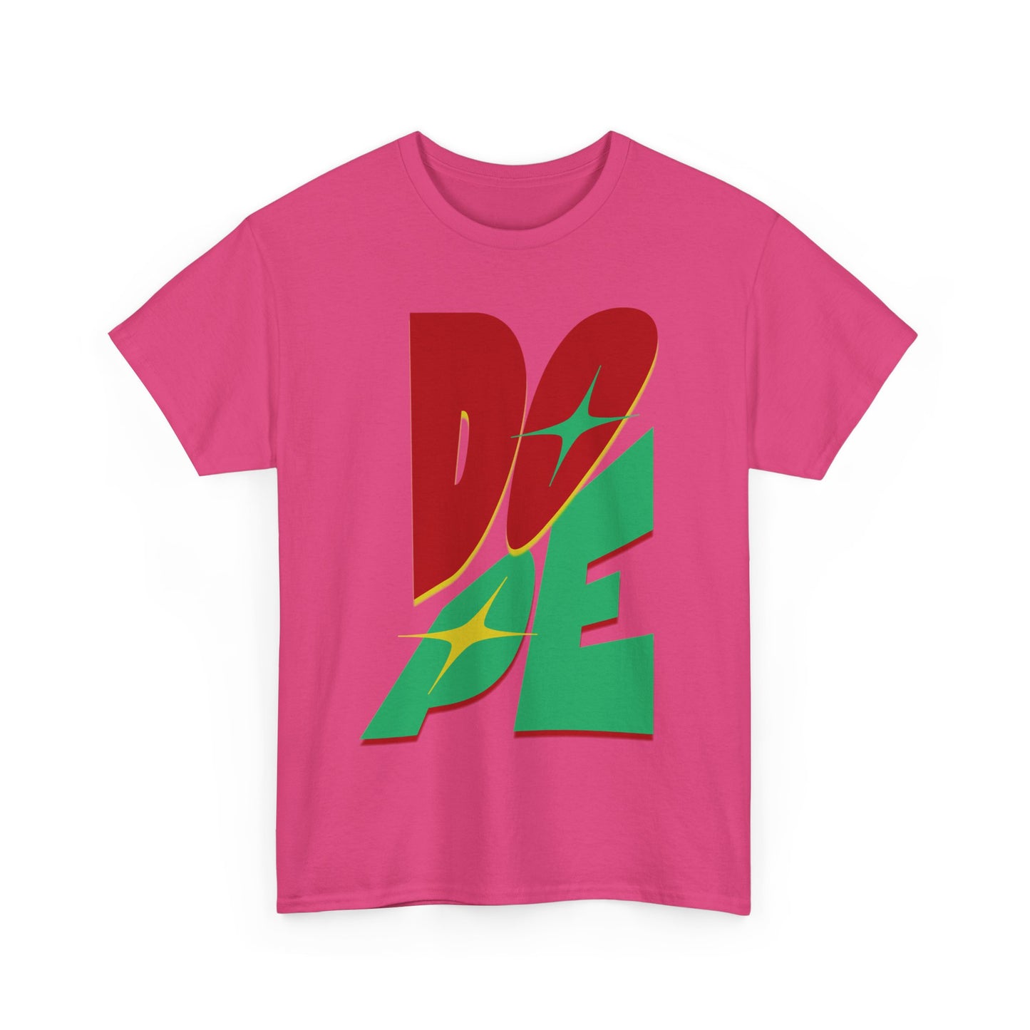 Dope Vibes Unisex Heavy Cotton Tee - Casual Streetwear, Graphic T-Shirt, Gift for Him, Gift for Her, Birthday Gift, Festival Wear - Nineteen 29 Kustom