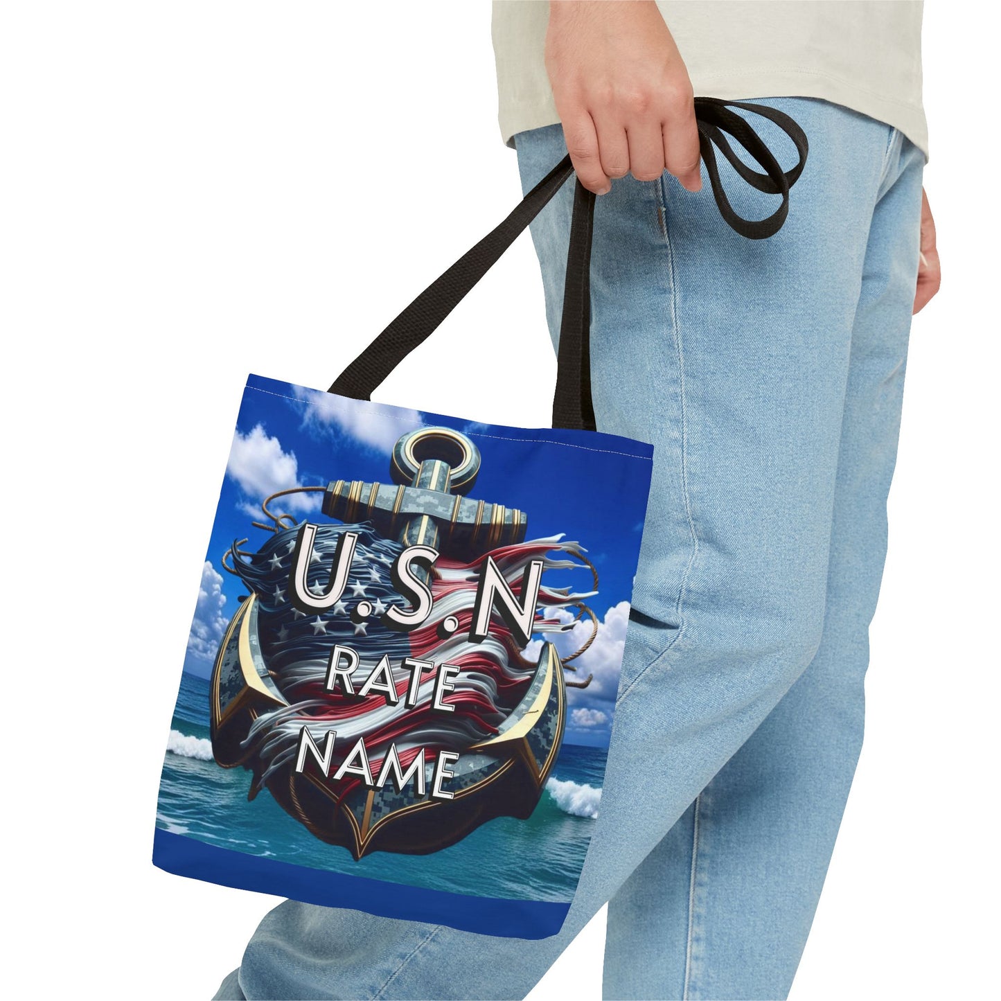 Navy Chief Tote Bag - Nautical Shoulder Bag, Beach Tote, Everyday Purse, Gifts for Navy Chief, Sailor Tote - Nineteen 29 Kustom