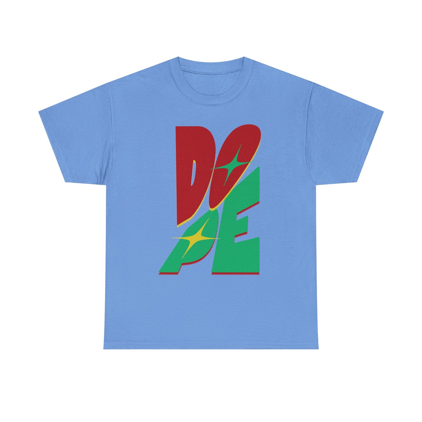 Dope Vibes Unisex Heavy Cotton Tee - Casual Streetwear, Graphic T-Shirt, Gift for Him, Gift for Her, Birthday Gift, Festival Wear - Nineteen 29 Kustom