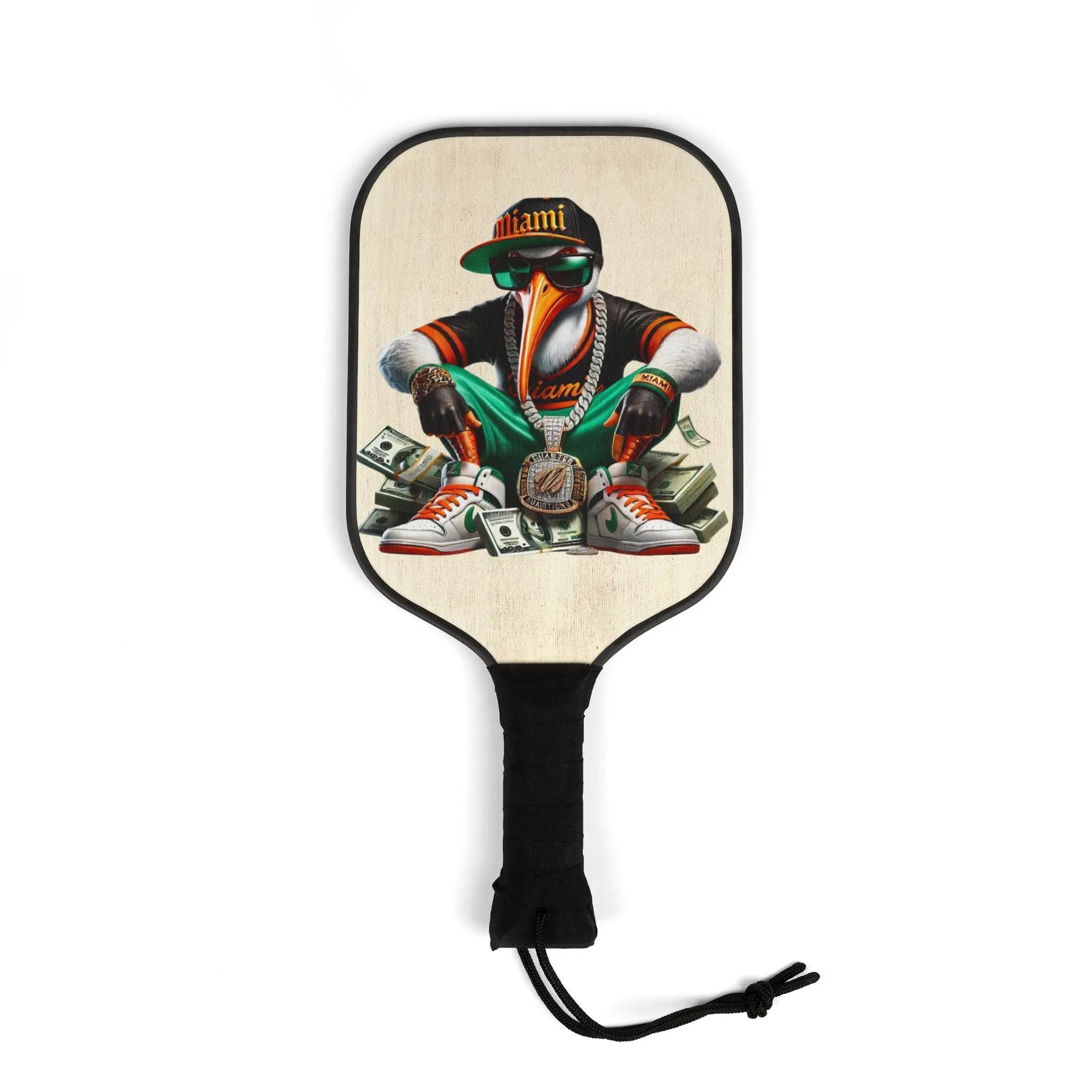 Miami Hurricane Custom Pickleball Kit: Play with Style and Confidence! Printify
