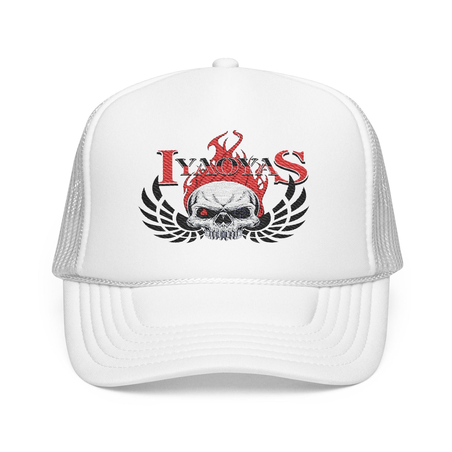 Embroidered Foam Trucker Hat, Stylish Cap for Outdoor Adventures, Perfect for AO's, Gifting, or Casual Wear Printify