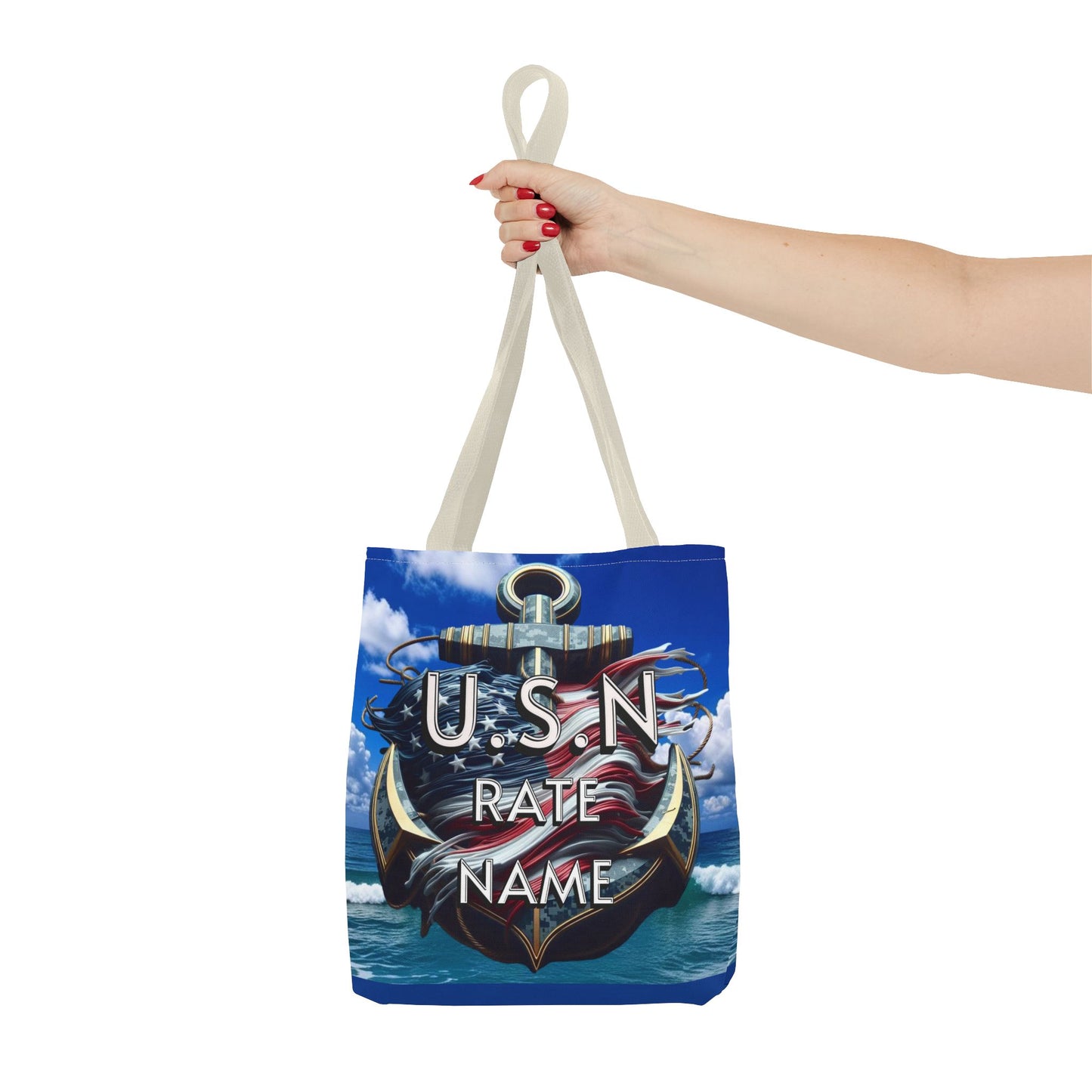 Navy Chief Tote Bag - Nautical Shoulder Bag, Beach Tote, Everyday Purse, Gifts for Navy Chief, Sailor Tote - Nineteen 29 Kustom