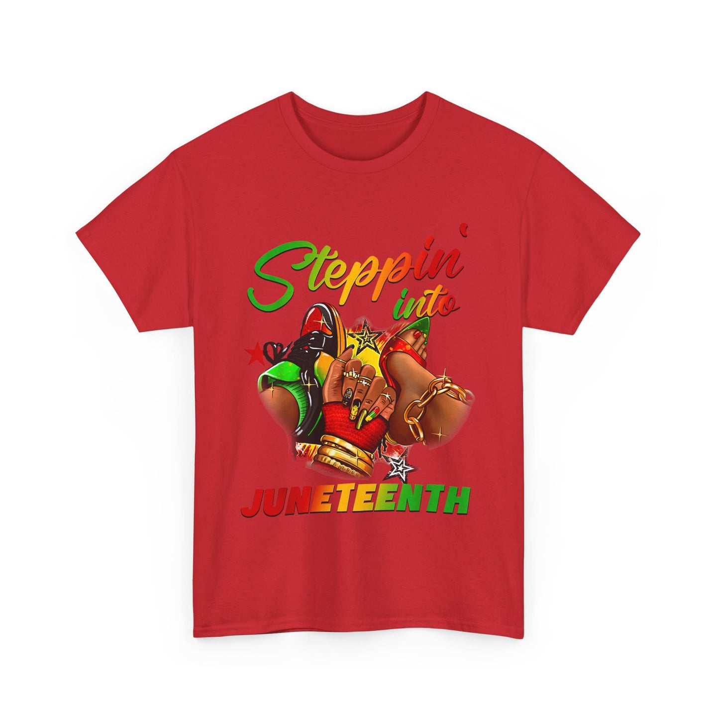 Juneteenth Heavy Cotton Tee, Celebrate Freedom, Black History Month Shirt, Unisex Graphic Tee, Perfect for Parties, Gifts - Nineteen 29 Kustom