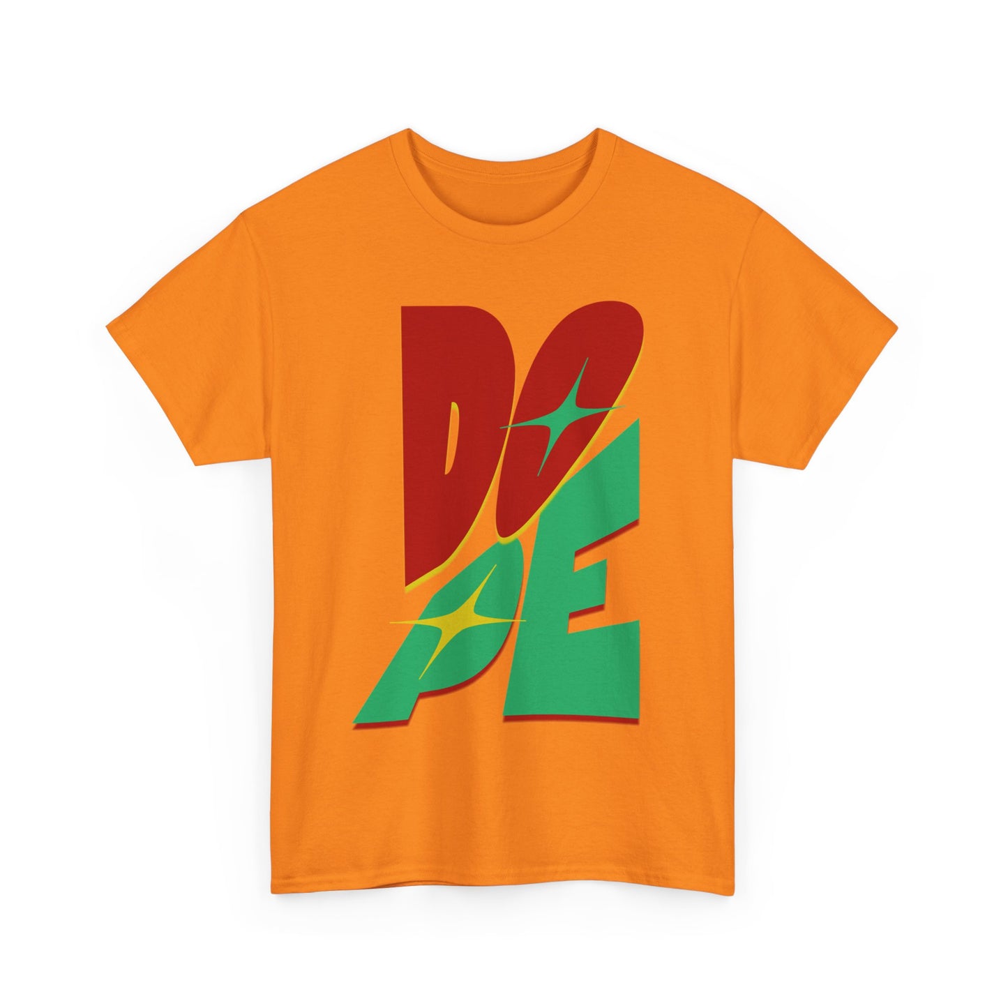 Dope Vibes Unisex Heavy Cotton Tee - Casual Streetwear, Graphic T-Shirt, Gift for Him, Gift for Her, Birthday Gift, Festival Wear - Nineteen 29 Kustom