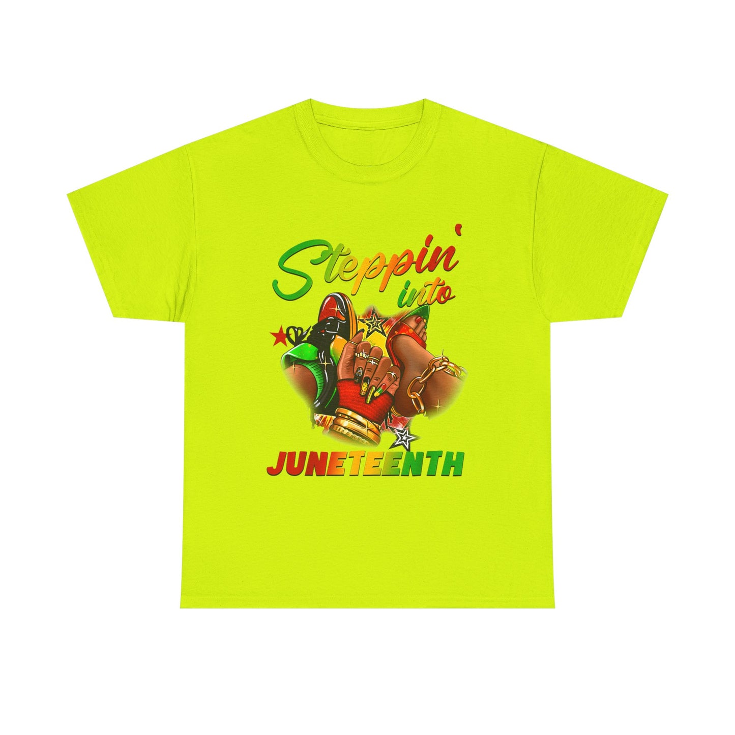 Juneteenth Heavy Cotton Tee, Celebrate Freedom, Black History Month Shirt, Unisex Graphic Tee, Perfect for Parties, Gifts - Nineteen 29 Kustom