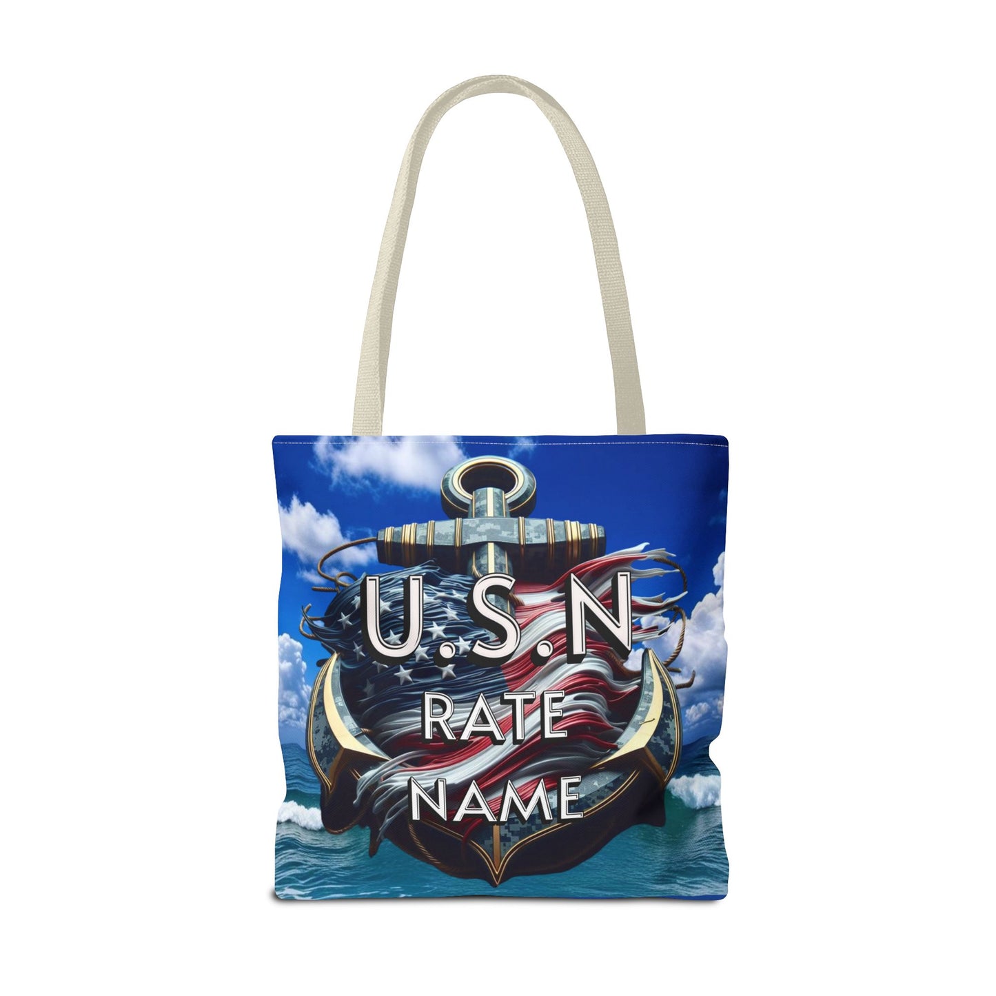 Navy Chief Tote Bag - Nautical Shoulder Bag, Beach Tote, Everyday Purse, Gifts for Navy Chief, Sailor Tote - Nineteen 29 Kustom