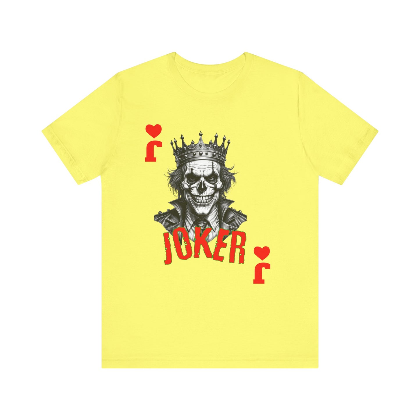 Joker Graphic Tee, Unisex T-Shirt for Fans, Casual Wear, Gift for Birthdays, Halloween Costume, Superhero Theme, Graphic Novel Style - Nineteen 29 Kustom