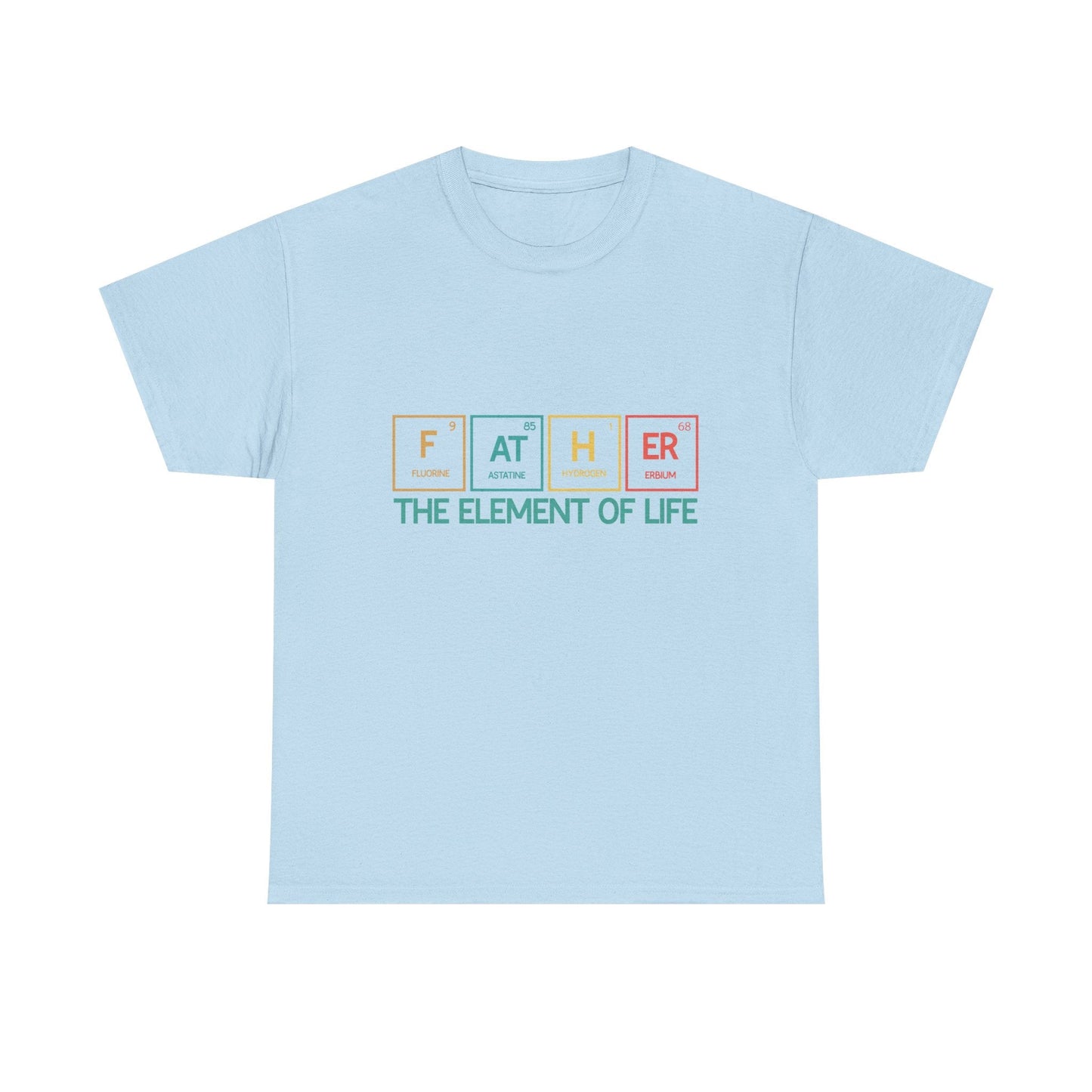 Father Element of Life Unisex Heavy Cotton Tee, Gift for Dad, Father's Day Tee, Family Gathering Shirt, Casual Wear Printify