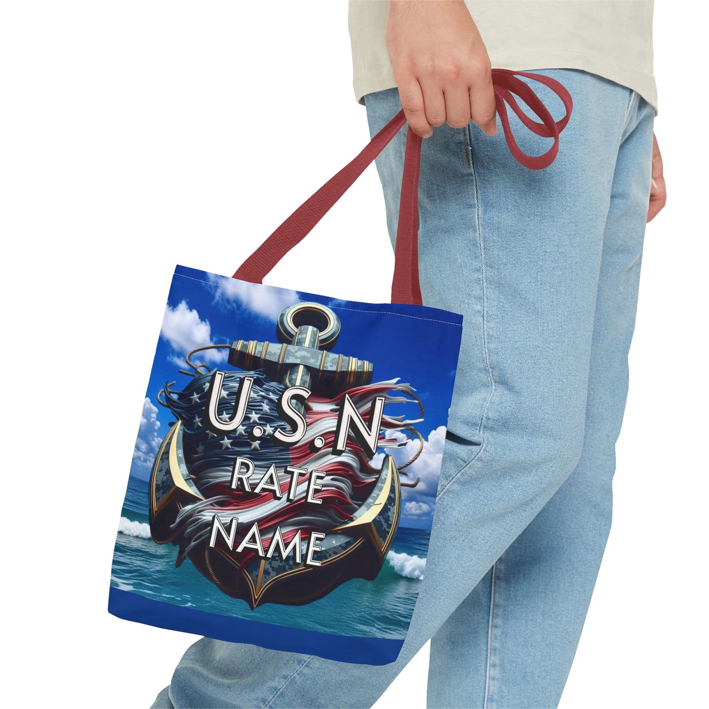 Navy Chief Tote Bag - Nautical Shoulder Bag, Beach Tote, Everyday Purse, Gifts for Navy Chief, Sailor Tote - Nineteen 29 Kustom