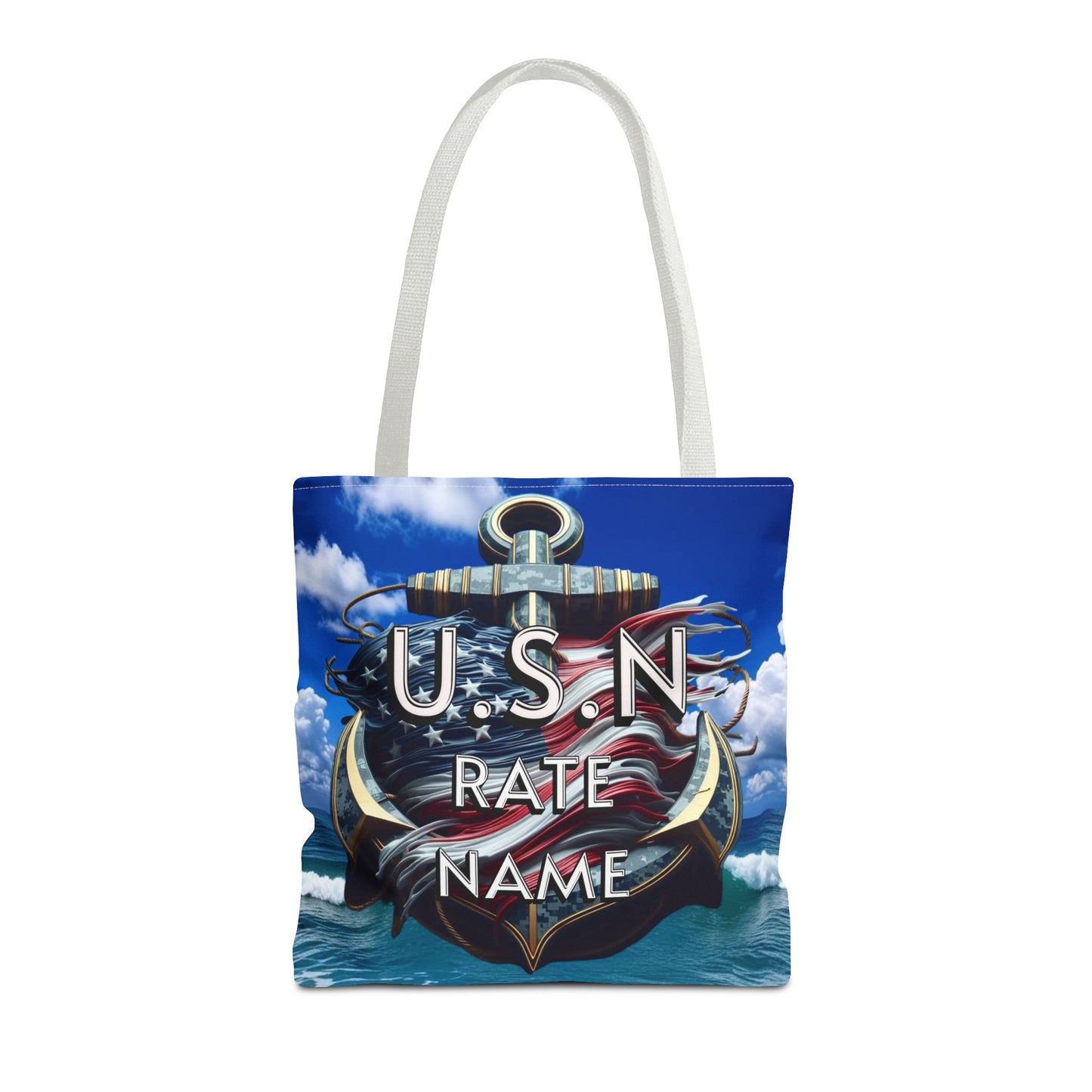 Navy Chief Tote Bag - Nautical Shoulder Bag, Beach Tote, Everyday Purse, Gifts for Navy Chief, Sailor Tote - Nineteen 29 Kustom