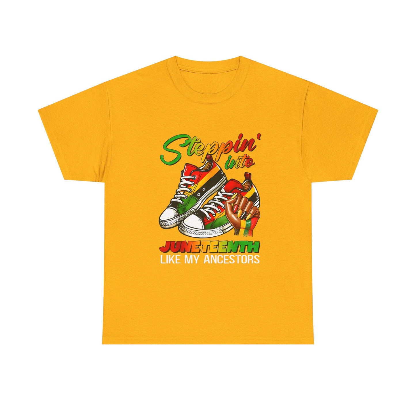 Juneteenth Celebration Tee, Unisex Heavy Cotton Tee, Black History Month Shirt, Casual Streetwear, Family Gathering Fashion Printify