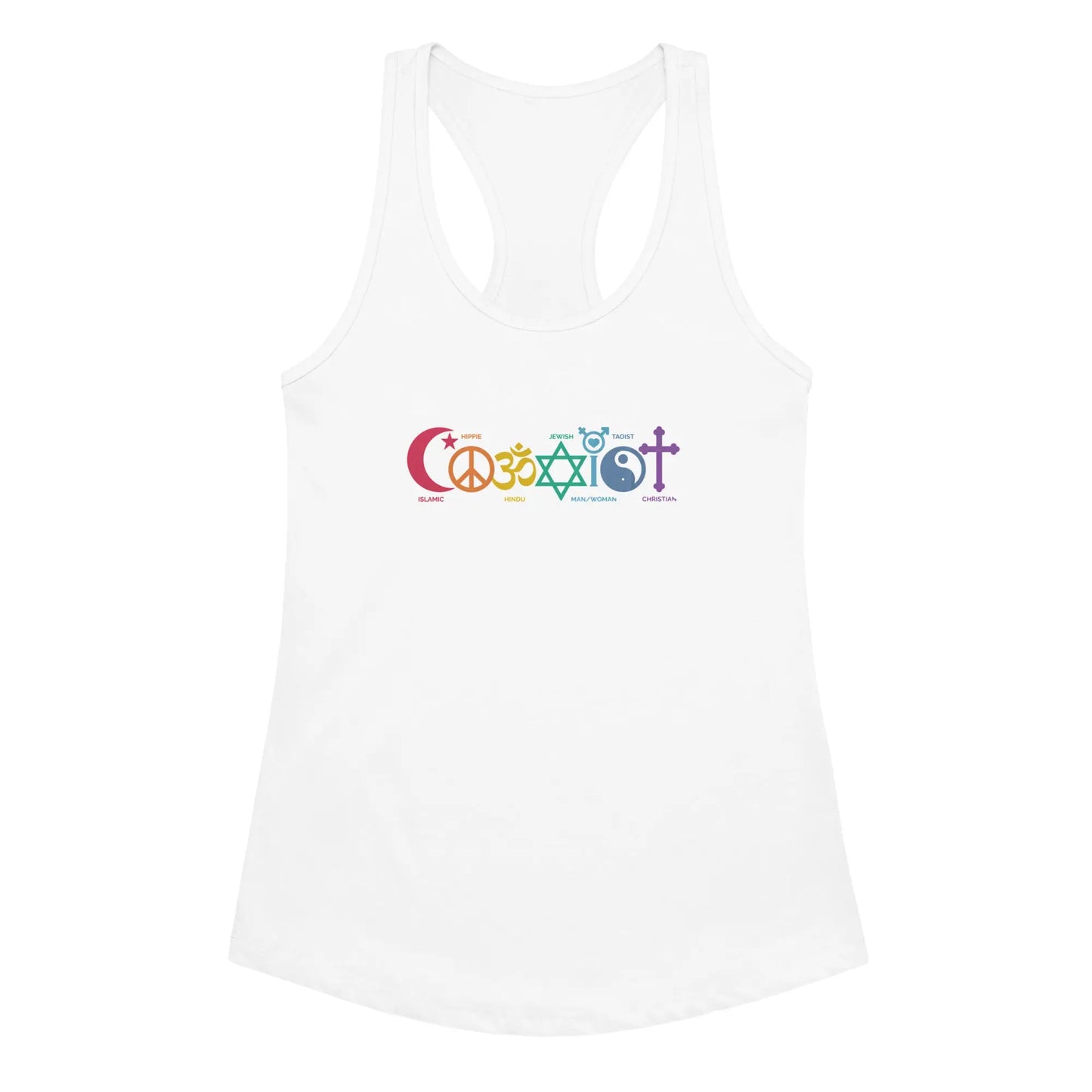 Graphic Women’s fitted racerback tank top - Nineteen 29 Kustom