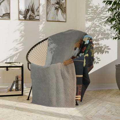 OES Queen Velveteen Microfiber Blanket — Soft Royal - themed Throw for Comfort & Gifts - Nineteen 29 Kustom