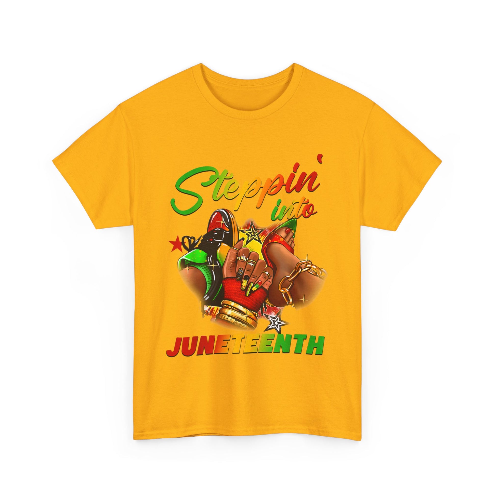 Juneteenth Heavy Cotton Tee, Celebrate Freedom, Black History Month Shirt, Unisex Graphic Tee, Perfect for Parties, Gifts - Nineteen 29 Kustom