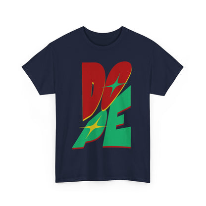 Dope Vibes Unisex Heavy Cotton Tee - Casual Streetwear, Graphic T-Shirt, Gift for Him, Gift for Her, Birthday Gift, Festival Wear - Nineteen 29 Kustom