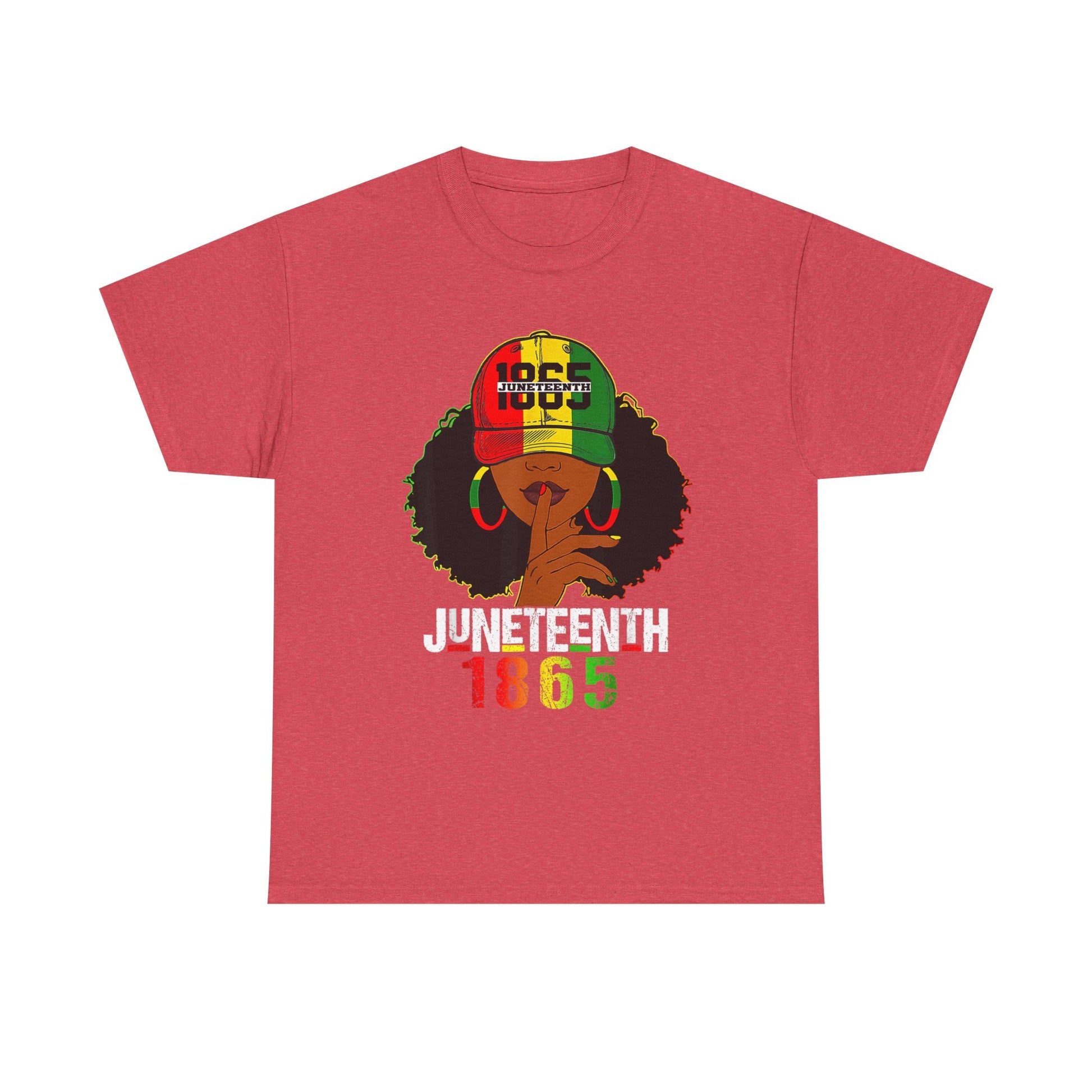 Vintage Afrocentric Unisex Tee, Rastafarian Style T-Shirt, 1865 Design, Black Culture Apparel, Gift for Cultural Celebrations - Nineteen 29 Kustom