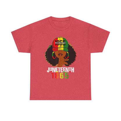 Vintage Afrocentric Unisex Tee, Rastafarian Style T-Shirt, 1865 Design, Black Culture Apparel, Gift for Cultural Celebrations - Nineteen 29 Kustom