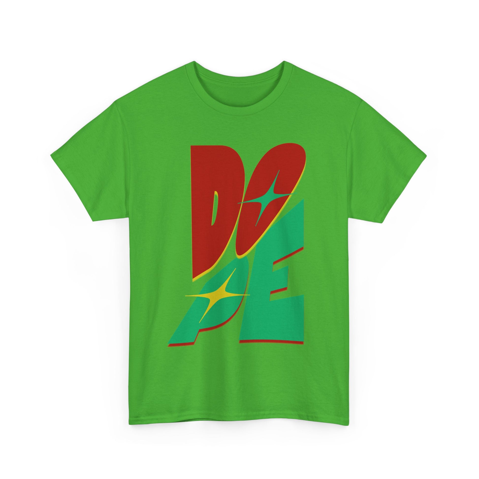 Dope Vibes Unisex Heavy Cotton Tee - Casual Streetwear, Graphic T-Shirt, Gift for Him, Gift for Her, Birthday Gift, Festival Wear - Nineteen 29 Kustom