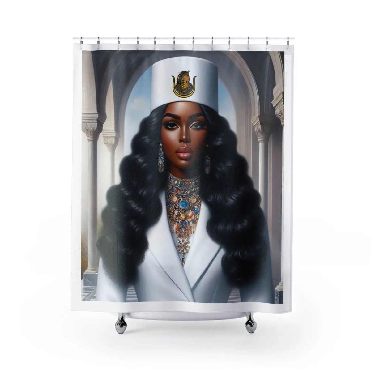 Daughter of ISIS Shower Curtain — Bold Beautiful Bathroom Decor