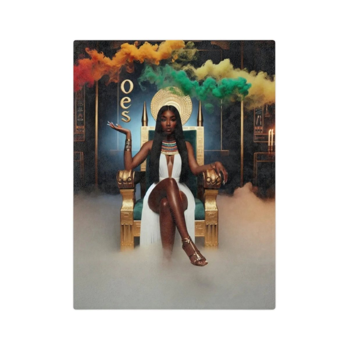 OES Queen Velveteen Microfiber Blanket — Soft Royal - themed Throw for Comfort & Gifts - Nineteen 29 Kustom