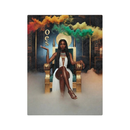 OES Queen Velveteen Microfiber Blanket — Soft Royal - themed Throw for Comfort & Gifts - Nineteen 29 Kustom