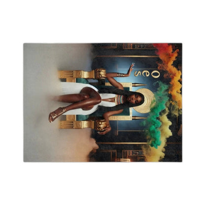 OES Queen Velveteen Microfiber Blanket — Soft Royal - themed Throw for Comfort & Gifts - Nineteen 29 Kustom