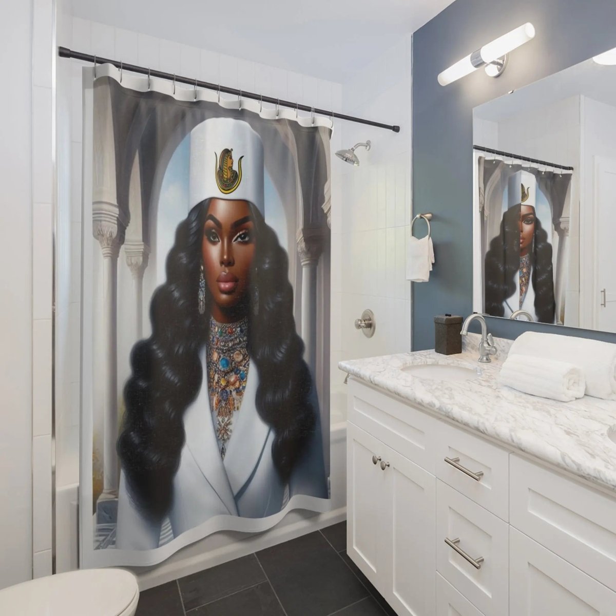 Daughter of ISIS Shower Curtain — Bold Beautiful Bathroom Decor - Nineteen 29 Kustom