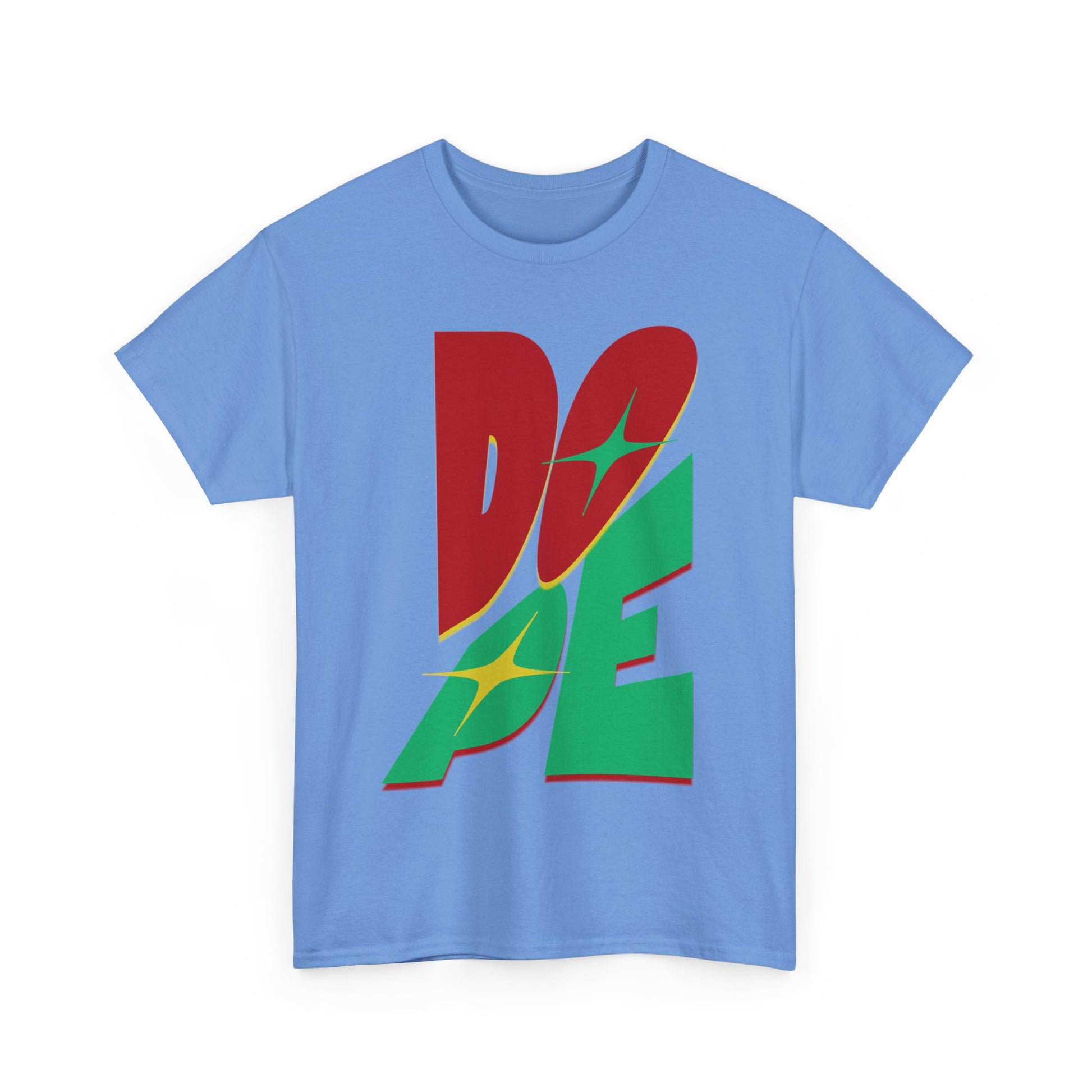 Dope Vibes Unisex Heavy Cotton Tee - Casual Streetwear, Graphic T-Shirt, Gift for Him, Gift for Her, Birthday Gift, Festival Wear - Nineteen 29 Kustom