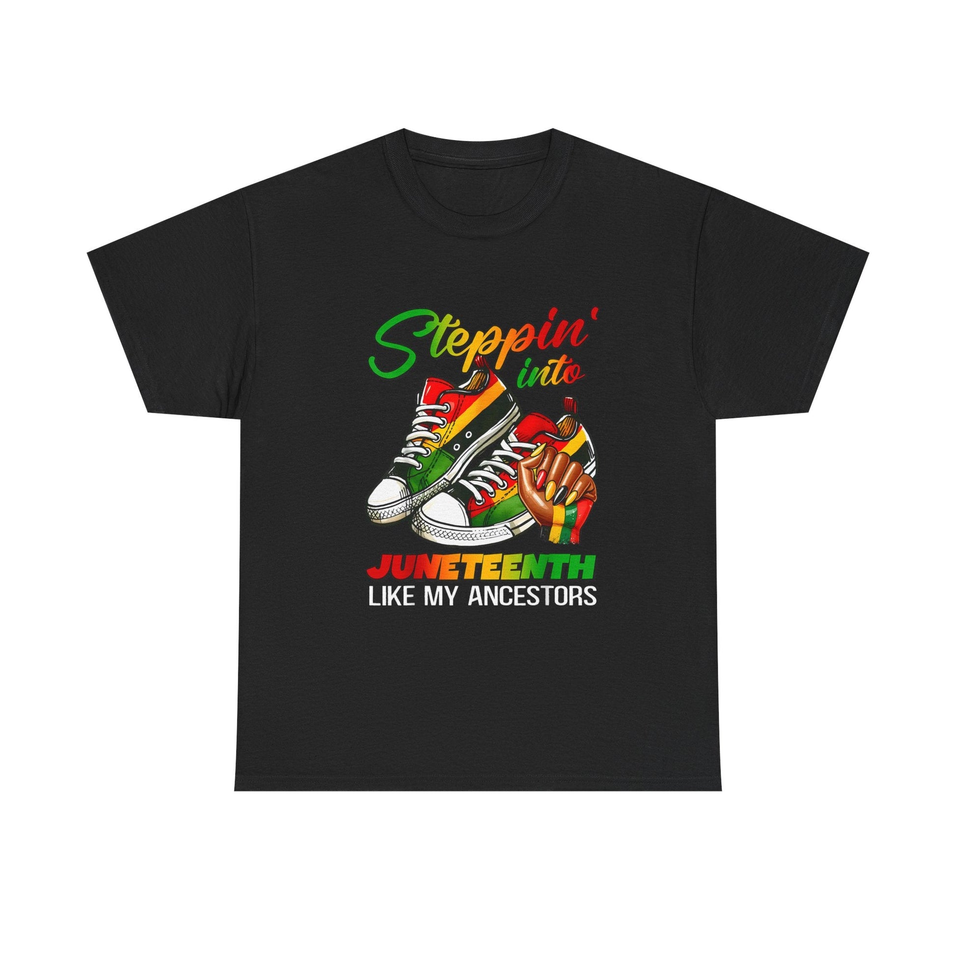 Juneteenth Celebration Tee, Unisex Heavy Cotton Tee, Black History Month Shirt, Casual Streetwear, Family Gathering Fashion Printify