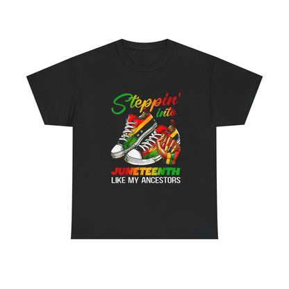 Juneteenth Celebration Tee, Unisex Heavy Cotton Tee, Black History Month Shirt, Casual Streetwear, Family Gathering Fashion Printify