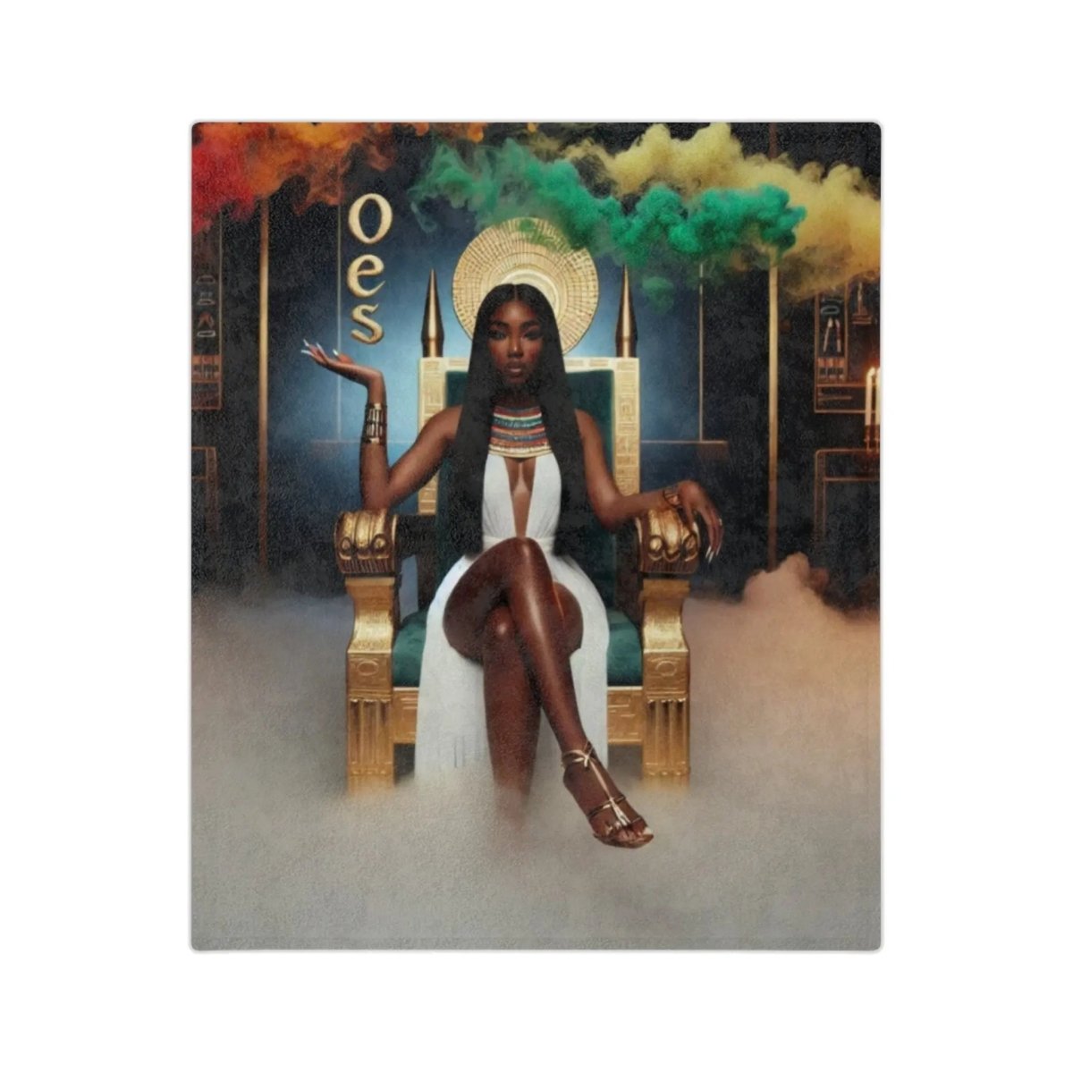 OES Queen Velveteen Microfiber Blanket — Soft Royal - themed Throw for Comfort & Gifts - Nineteen 29 Kustom