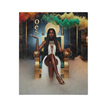 OES Queen Velveteen Microfiber Blanket — Soft Royal - themed Throw for Comfort & Gifts - Nineteen 29 Kustom