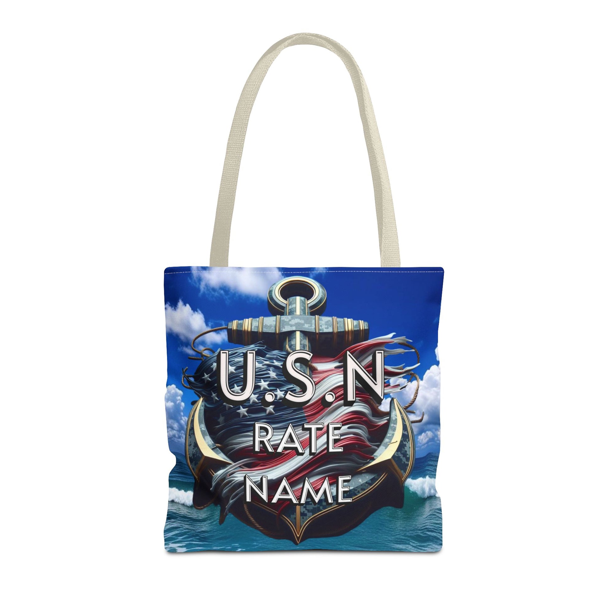 Navy Chief Tote Bag - Nautical Shoulder Bag, Beach Tote, Everyday Purse, Gifts for Navy Chief, Sailor Tote - Nineteen 29 Kustom