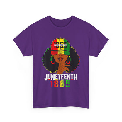 Vintage Afrocentric Unisex Tee, Rastafarian Style T-Shirt, 1865 Design, Black Culture Apparel, Gift for Cultural Celebrations - Nineteen 29 Kustom