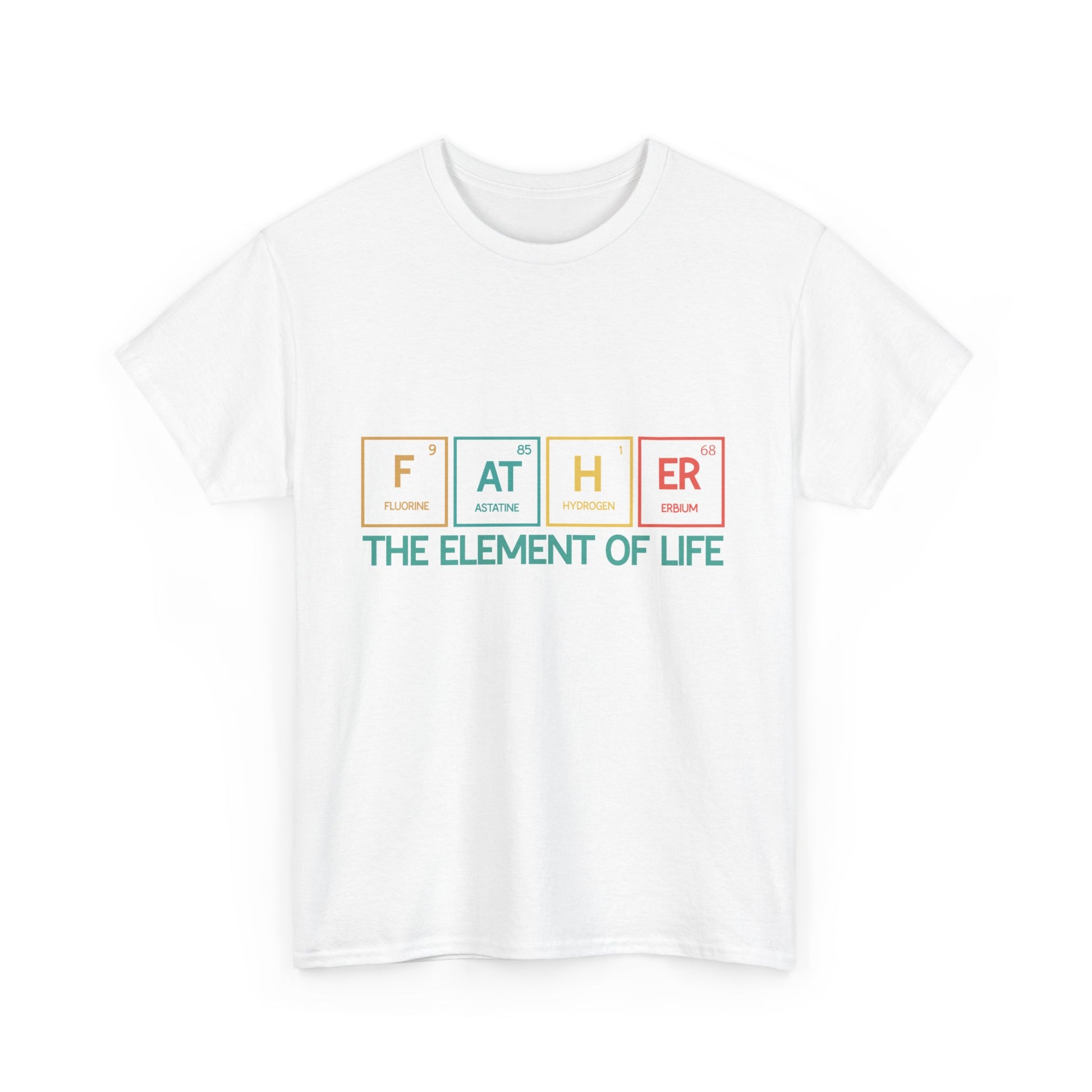 Father Element of Life Unisex Heavy Cotton Tee, Gift for Dad, Father's Day Tee, Family Gathering Shirt, Casual Wear - Nineteen 29 Kustom