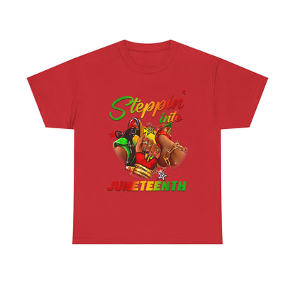 Juneteenth Heavy Cotton Tee, Celebrate Freedom, Black History Month Shirt, Unisex Graphic Tee, Perfect for Parties, Gifts - Nineteen 29 Kustom