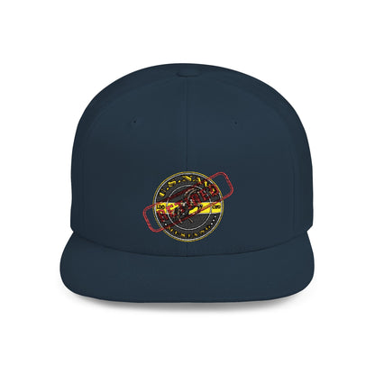 Navy LDO-CWO Mustang Retired Snapback, Veteran Hat, Military Cap, Navy Chief Gift, Custom Embroidered Hat Printify