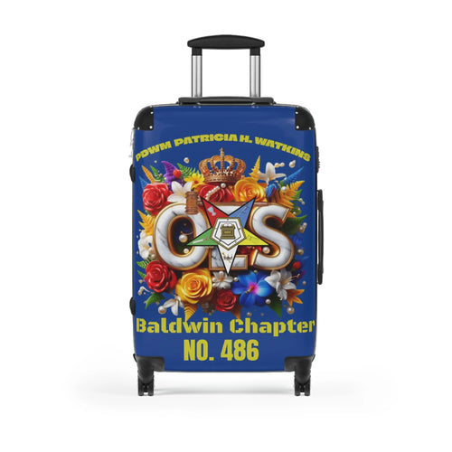 Custom OES Floral Travel Suitcase - Unique Luggage for Adventurers Printify