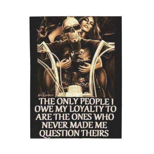 Cozy Velveteen Blanket - Customize with One-Sided Print - 3 Sizes Available Printify