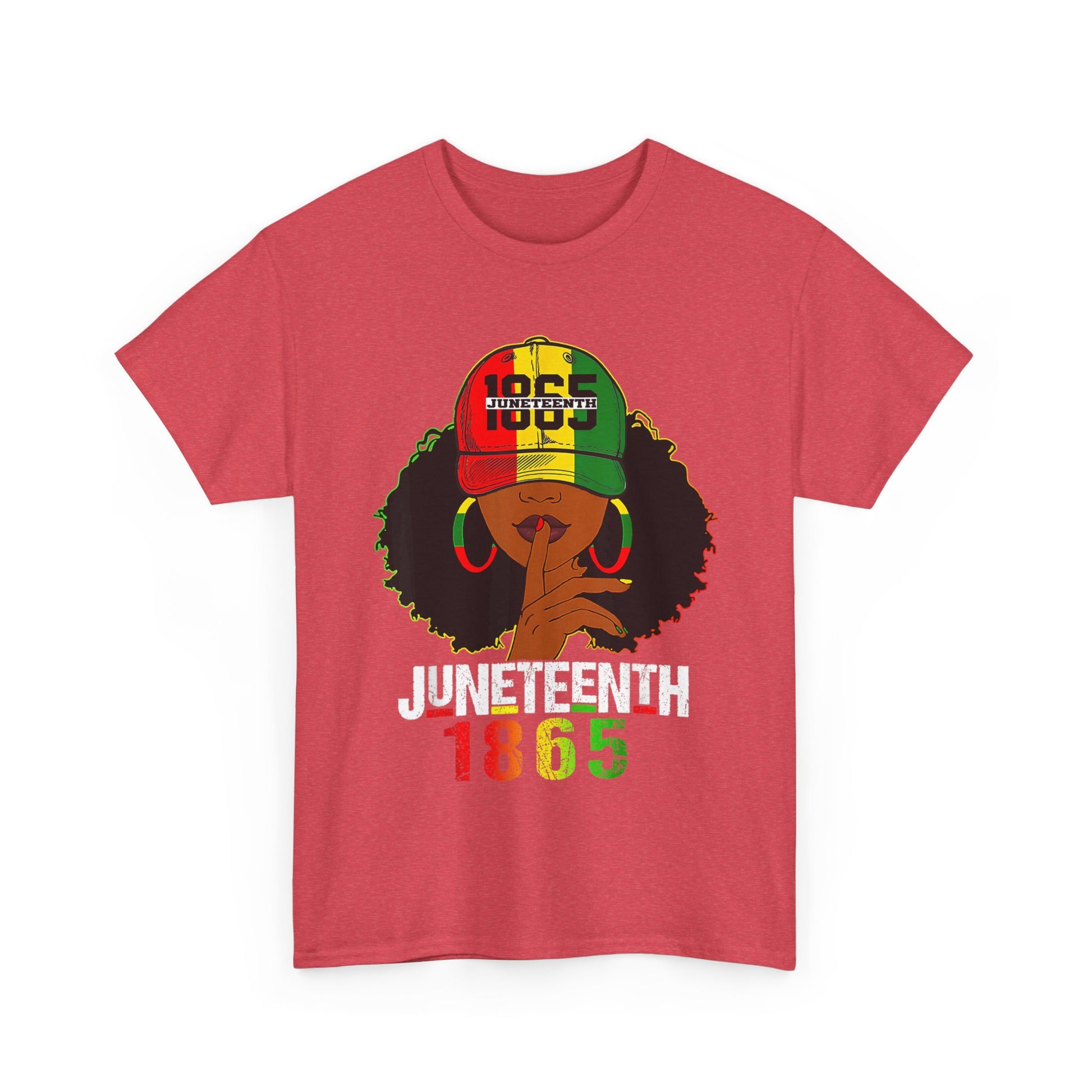 Vintage Afrocentric Unisex Tee, Rastafarian Style T-Shirt, 1865 Design, Black Culture Apparel, Gift for Cultural Celebrations - Nineteen 29 Kustom