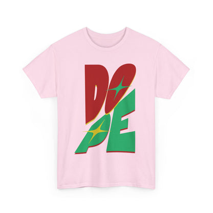 Dope Vibes Unisex Heavy Cotton Tee - Casual Streetwear, Graphic T-Shirt, Gift for Him, Gift for Her, Birthday Gift, Festival Wear - Nineteen 29 Kustom