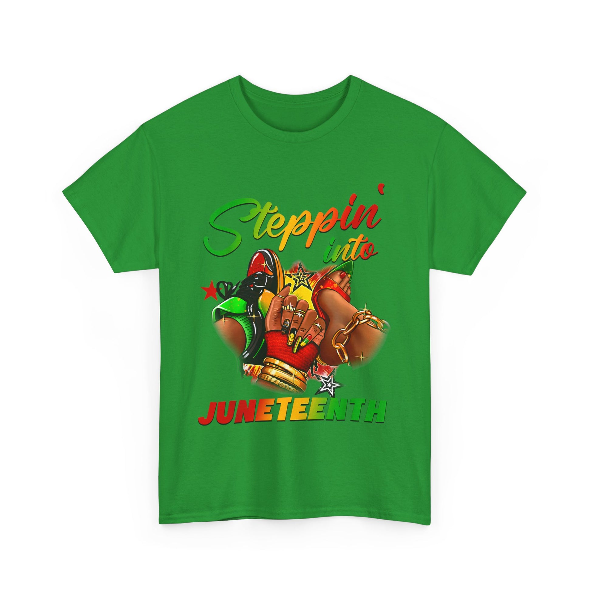 Juneteenth Heavy Cotton Tee, Celebrate Freedom, Black History Month Shirt, Unisex Graphic Tee, Perfect for Parties, Gifts - Nineteen 29 Kustom