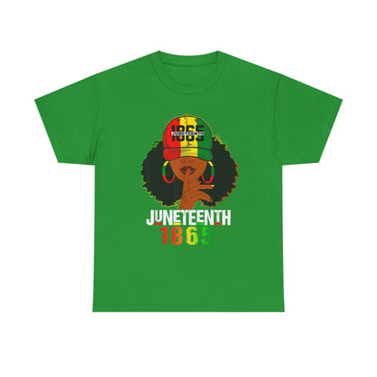 Vintage Afrocentric Unisex Tee, Rastafarian Style T-Shirt, 1865 Design, Black Culture Apparel, Gift for Cultural Celebrations - Nineteen 29 Kustom