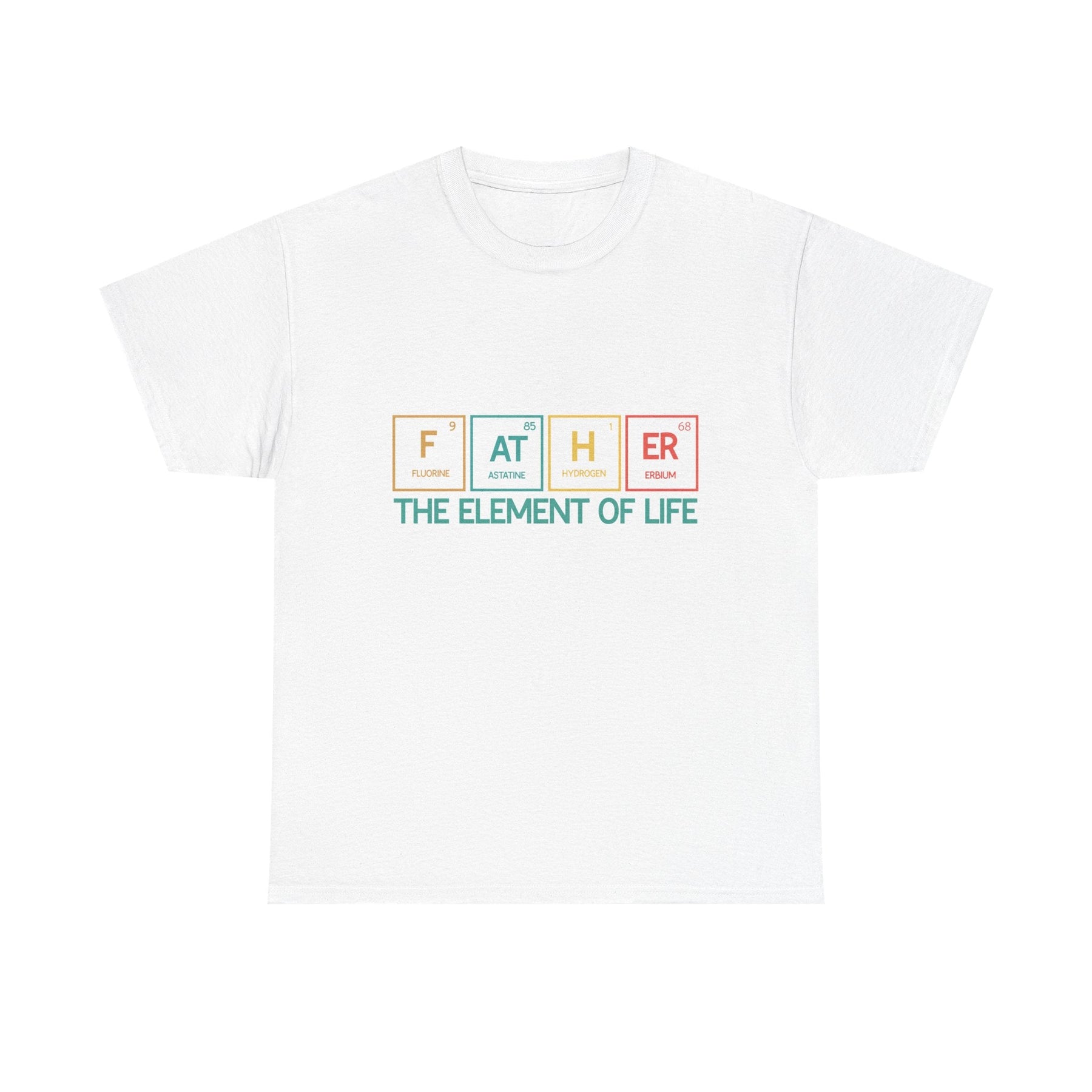 Father Element of Life Unisex Heavy Cotton Tee, Gift for Dad, Father's Day Tee, Family Gathering Shirt, Casual Wear Printify