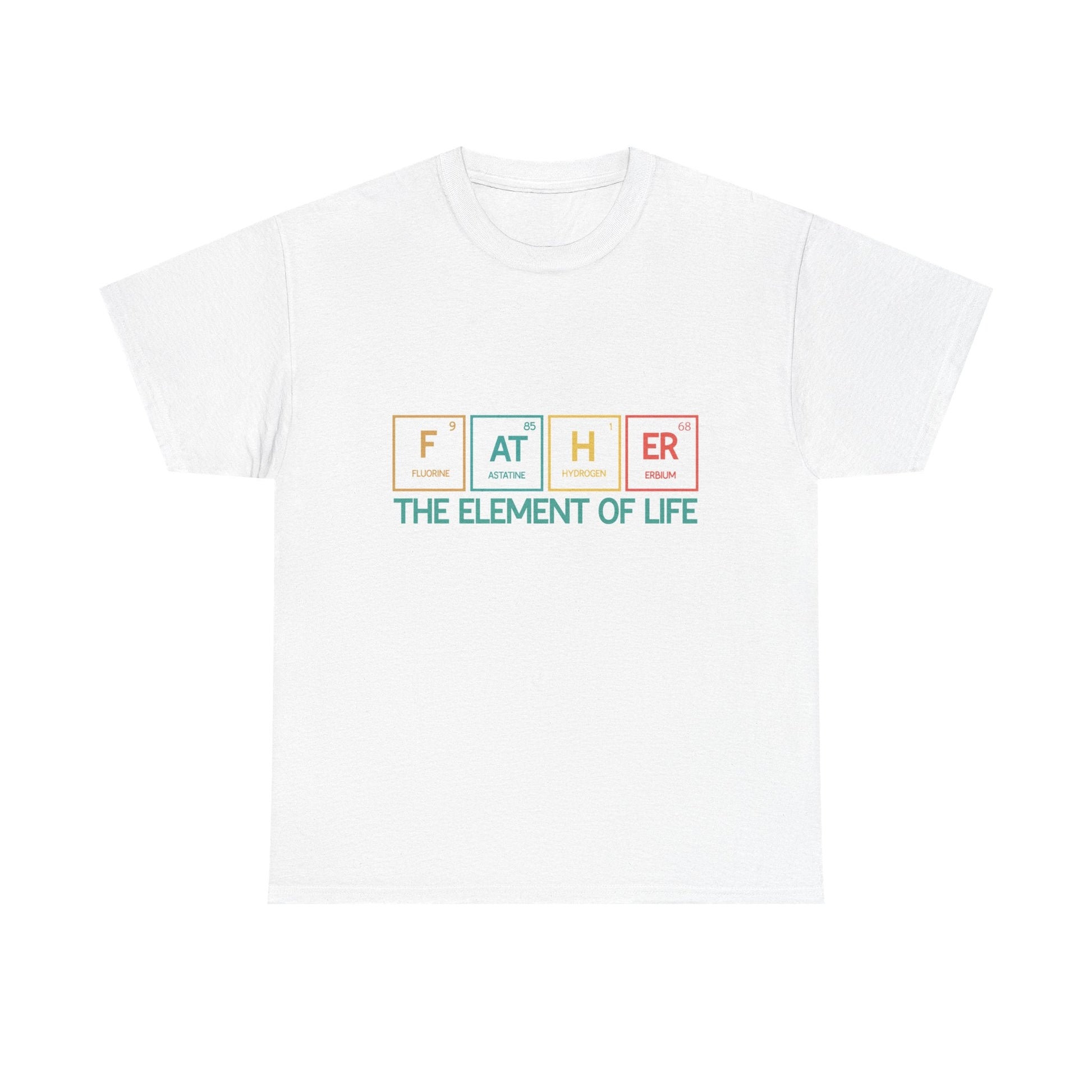 Father Element of Life Unisex Heavy Cotton Tee, Gift for Dad, Father's Day Tee, Family Gathering Shirt, Casual Wear Printify