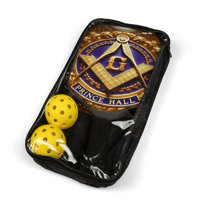 Pickleball Set, Masonic Pickleball Kit, Pickleball Gear, Pickleball Accessories, Pickleball Gift, Sports Equipment - Nineteen 29 Kustom