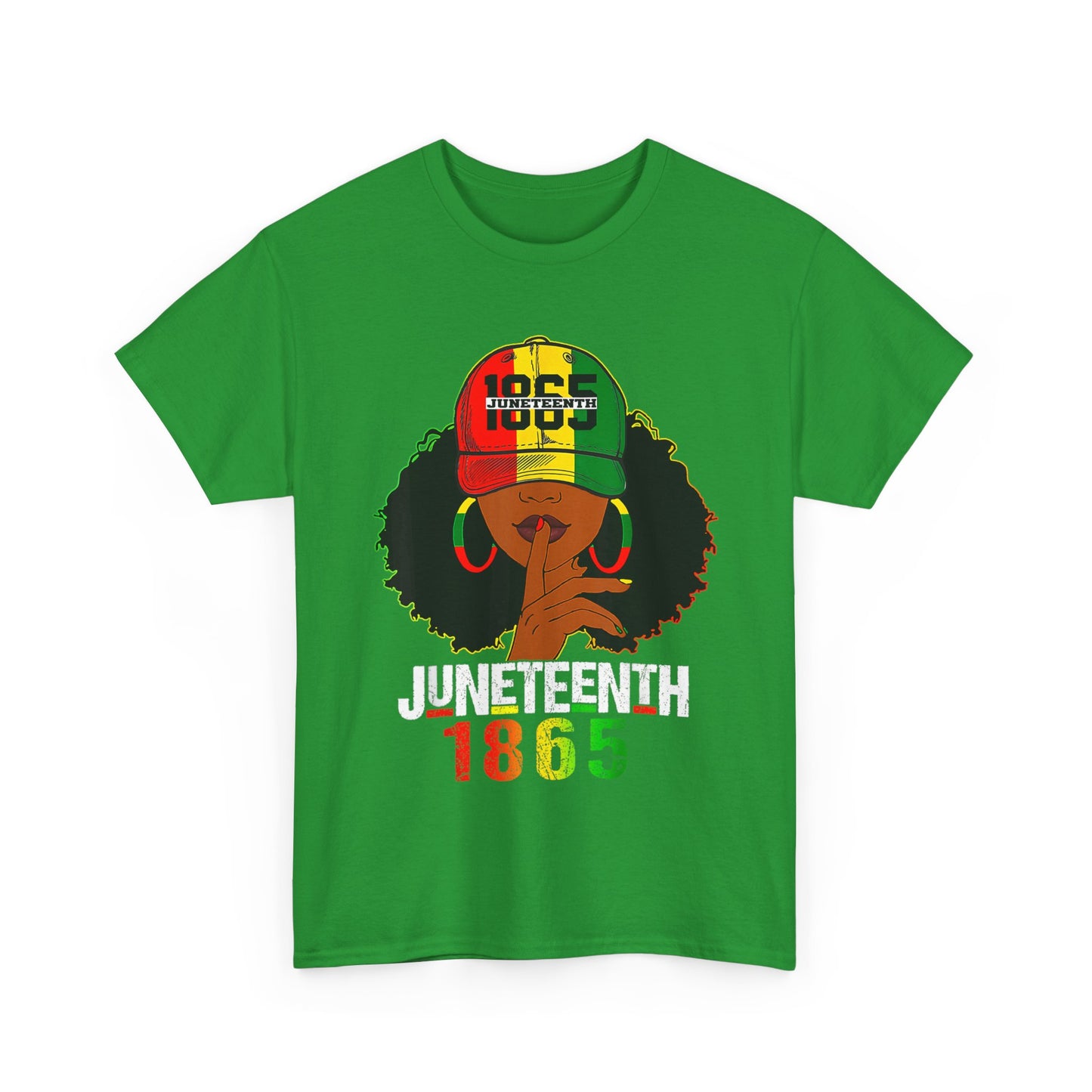 Vintage Afrocentric Unisex Tee, Rastafarian Style T-Shirt, 1865 Design, Black Culture Apparel, Gift for Cultural Celebrations - Nineteen 29 Kustom