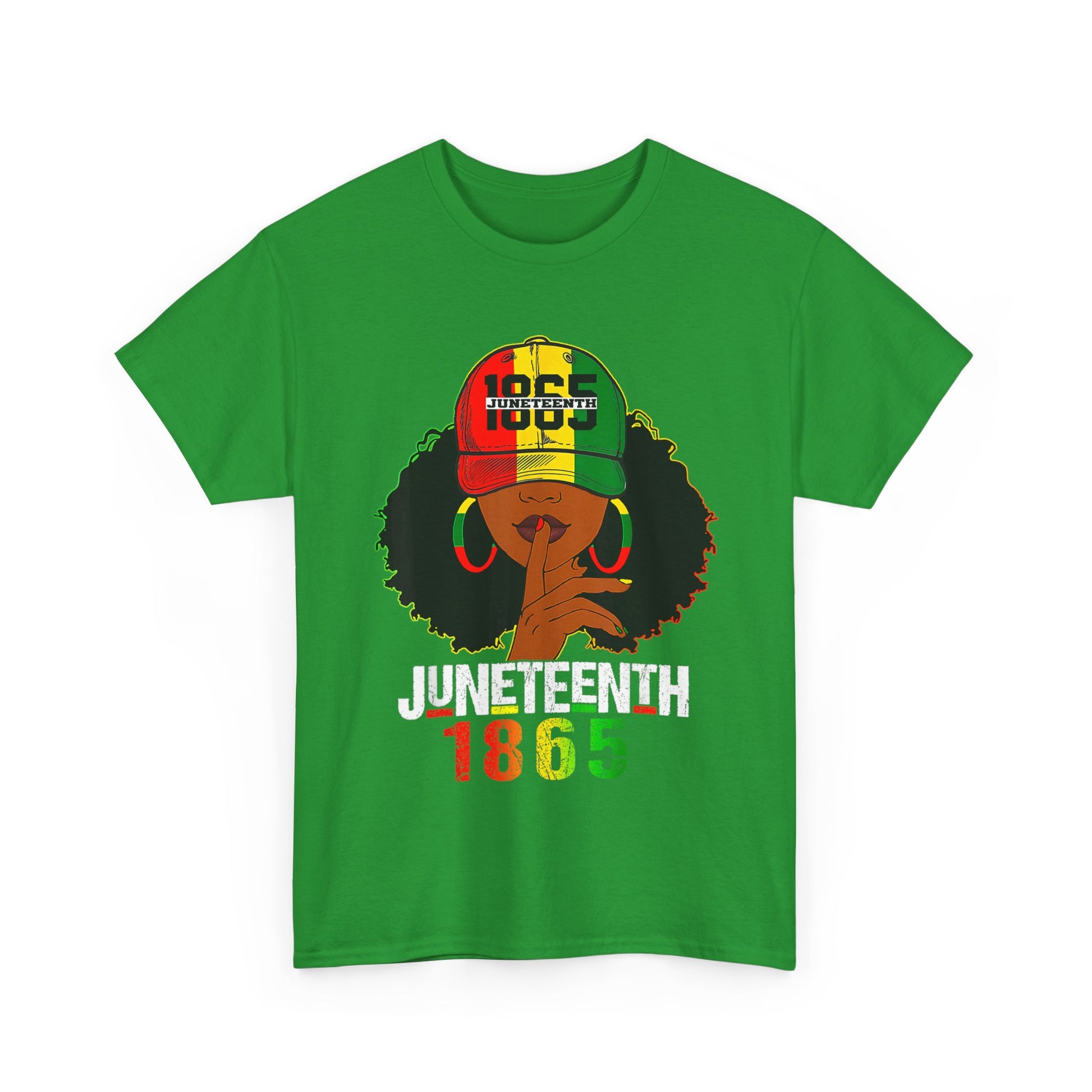 Vintage Afrocentric Unisex Tee, Rastafarian Style T-Shirt, 1865 Design, Black Culture Apparel, Gift for Cultural Celebrations - Nineteen 29 Kustom