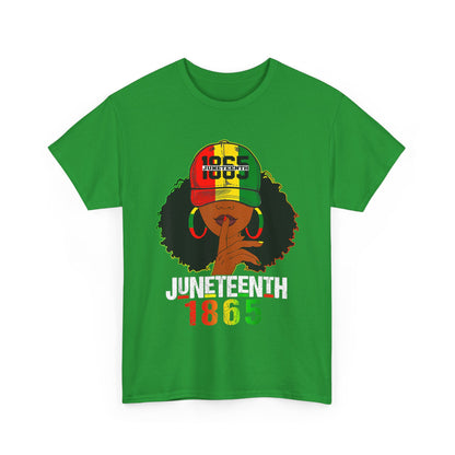 Vintage Afrocentric Unisex Tee, Rastafarian Style T-Shirt, 1865 Design, Black Culture Apparel, Gift for Cultural Celebrations - Nineteen 29 Kustom
