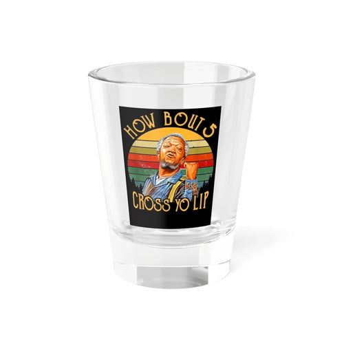 Personalized 1.5oz Clear Glass Shot Glass with Solid Base - Single Printify